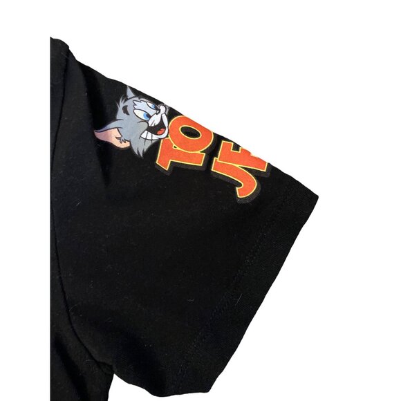 Tom and Jerry Cropped T-Shirt Juniors M Used - Picture 8 of 12
